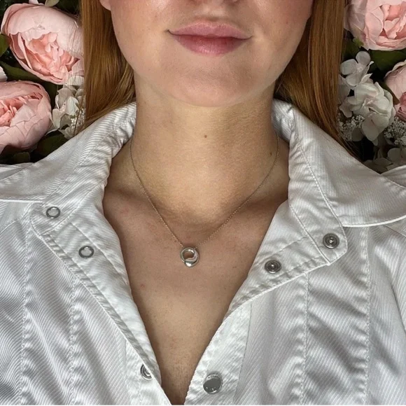 ❤️ Tiffany & Co.❤️ Eternal Circle Pendant ❤️ - Picture 14 of 16